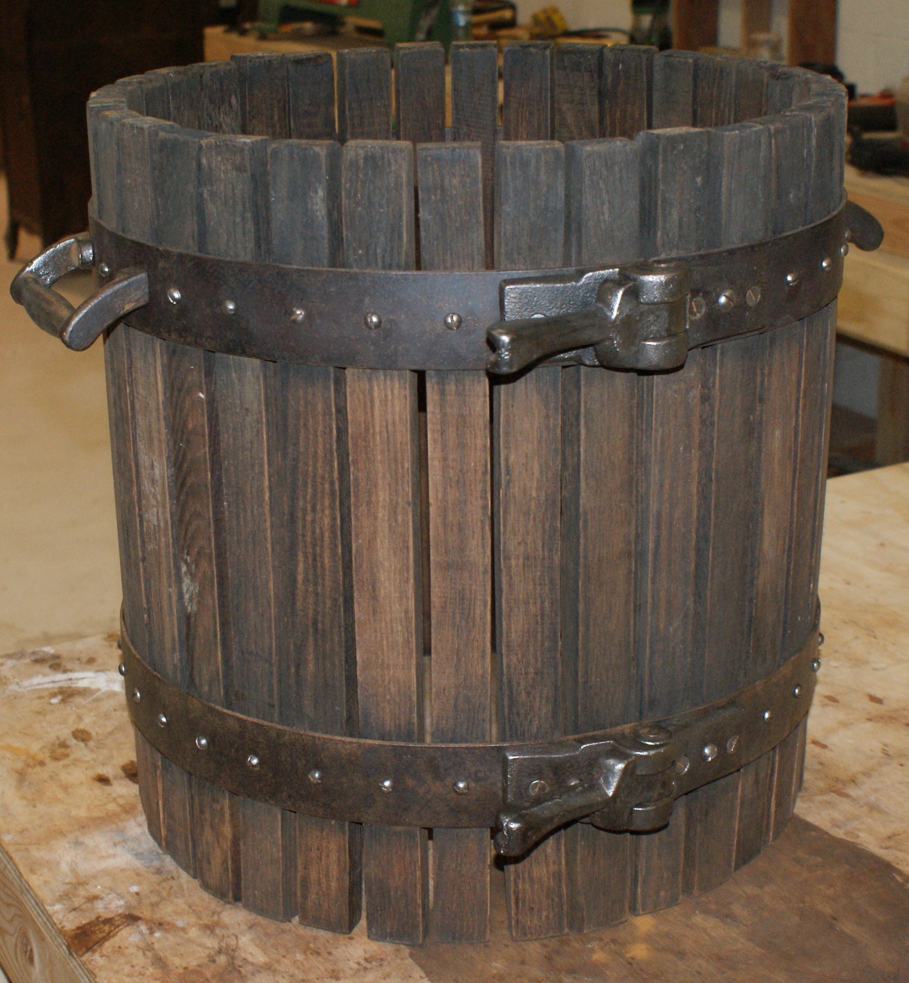 Wine Press Restoration ⋆ Hudson Woodworking & Restoration